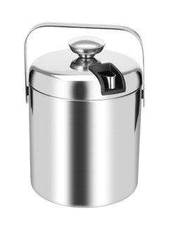 BITA Stainless Steel Ice Bucket With Tong Silver 1Liters  - Image 2