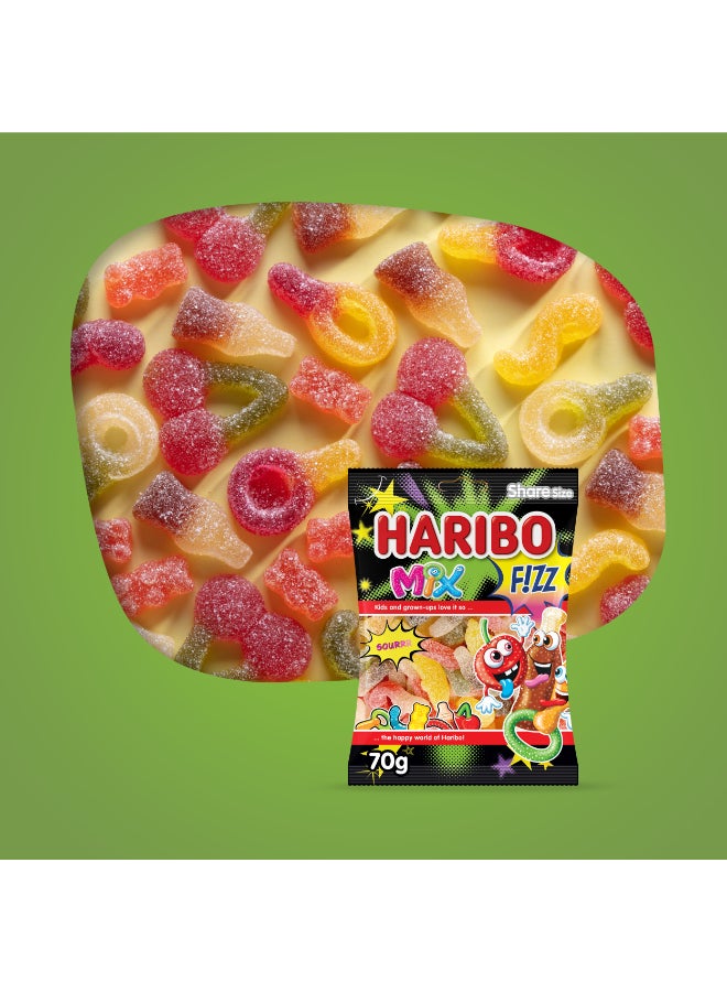 Haribo Fizz Mix Jelly 70grams  - Image 2
