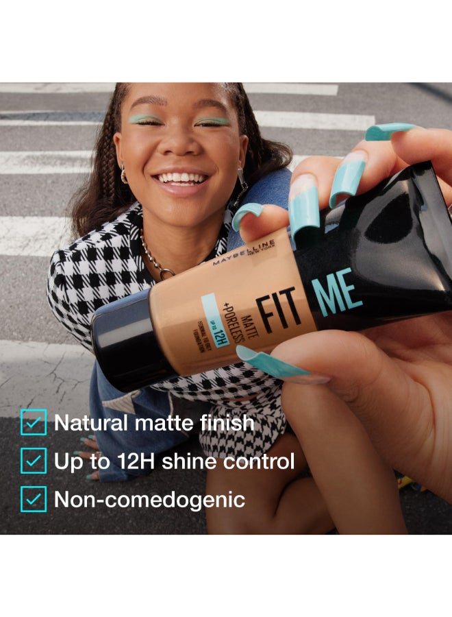 MAYBELLINE NEW YORK - Fit Me Matte And Poreless Foundation 334 Warm Tan - Image 1