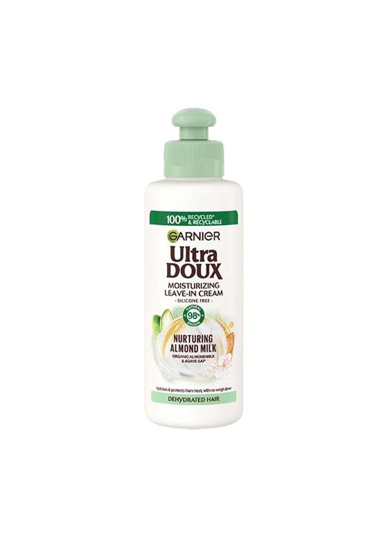 garnier Ultra Doux Moisturizing Leave-In Cream Almonds Milk 200ml - Image 1