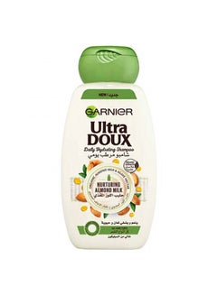 Garnier Ultra Doux Nurturing Almond Milk Shampoo, 400ml White  - Image 1