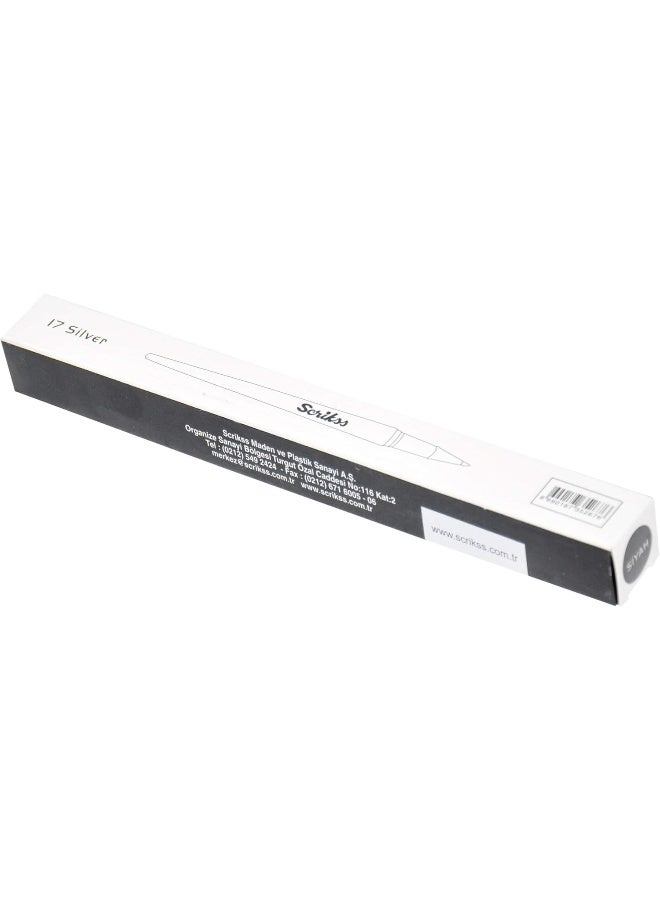 Scrikss OSBP52676 Classic Ball Point Pen - Black, 1mm Thickness Black - Image 3
