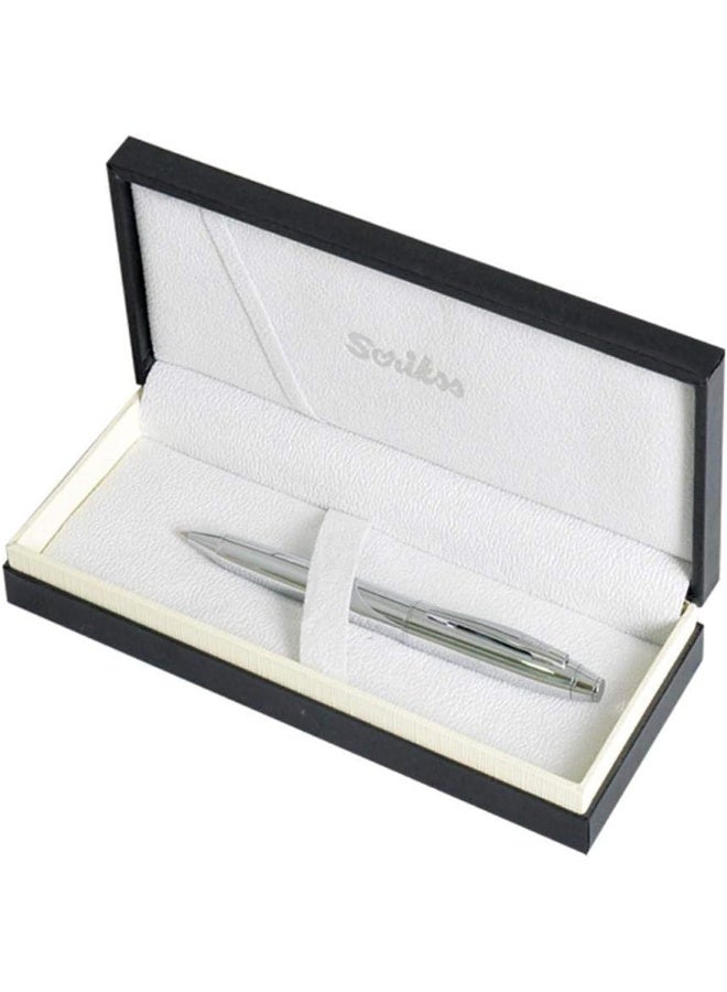 Scrikss Mechanical Pencil 35 (Chrome) - Ergonomic Design Silver - Image 2