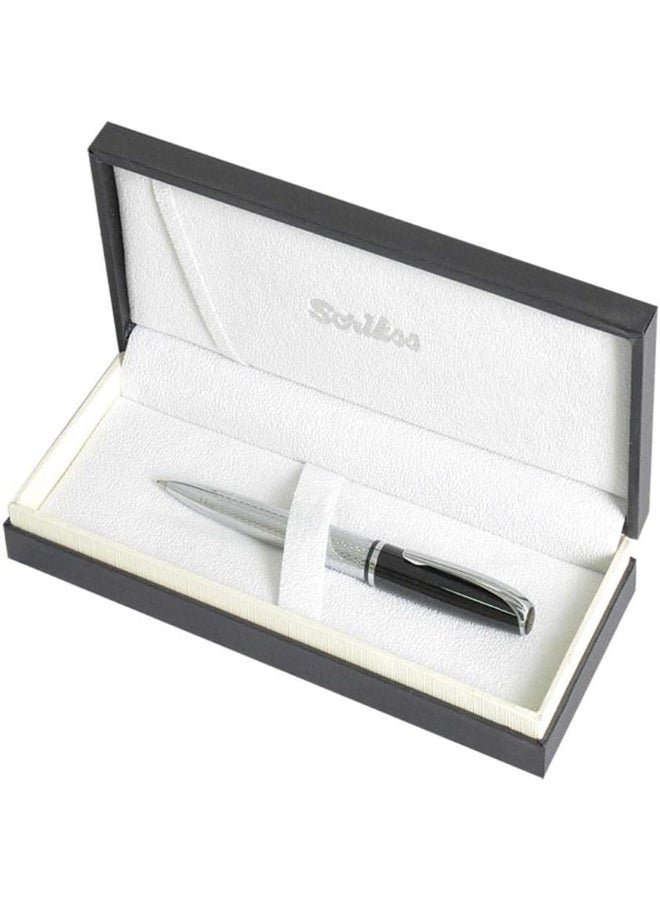 Scrikss Mechanical Pencil 477 - Ergonomic Design with Contemporary Style Black/Silver - Image 2