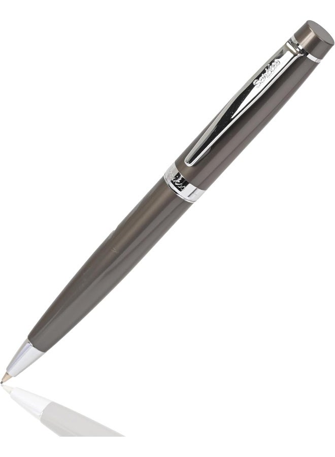 SCRIKSS Stainless Steel Executive Mechanical Pencil 0.7mm - Fine Writing Pencil for Drawing, Lettering & Marking Brown/Silver - Image 1