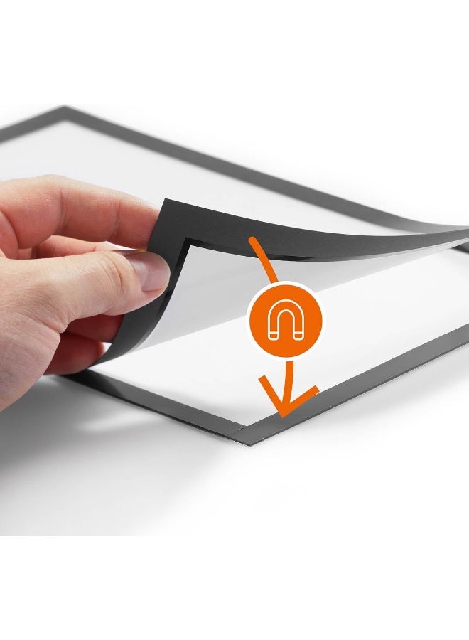 Durable DURAFRAME Self-Adhesive Magnetic Frame | A4 Orange | Pack of 2 orange - Image 3
