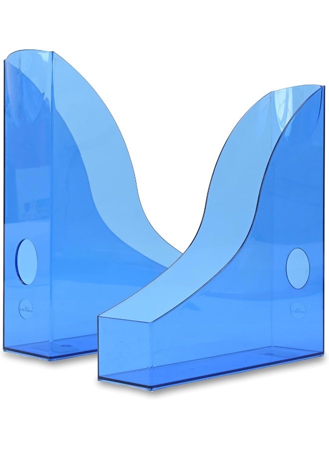 Durable Magazine Rack in Translucent Blue - DUOT1701-7125-40 Blue - Image 2