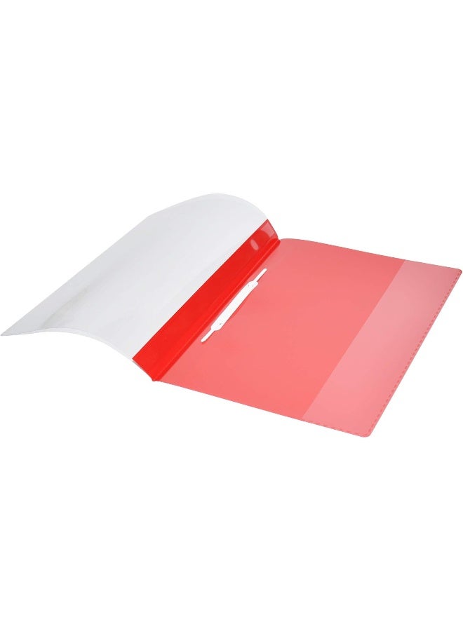 Durable A4 Project File, Red Colour, 25-Piece Set Red/White - Image 2