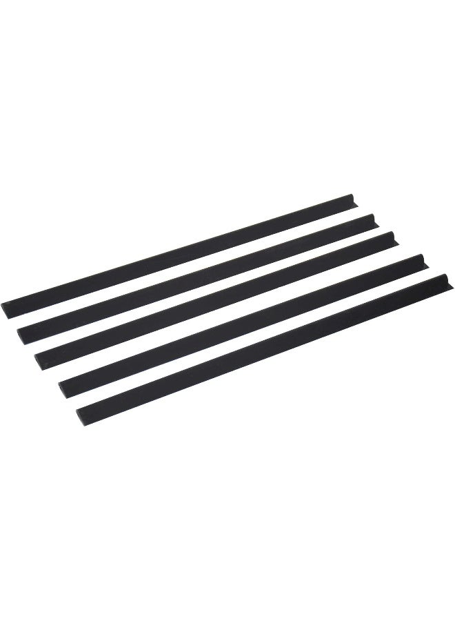 Durable Spine Binding Bar, Black - 100-Piece Black - Image 1