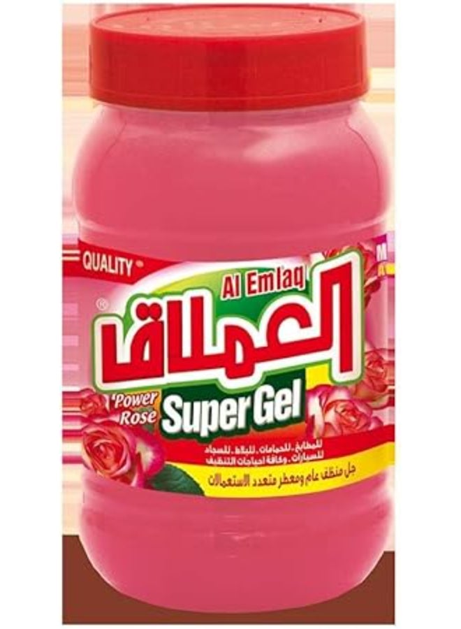 Al Emlaq Super Gel With Natural Pine Oil Power Rose Multipurpose Clear 2kg  - Image 2