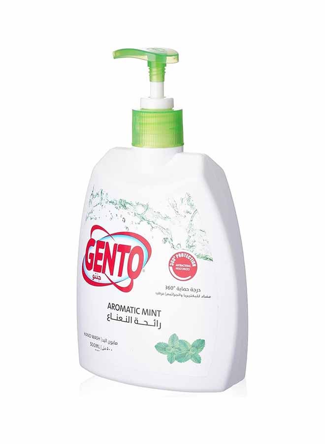 GENTO Liquid Handwash Aromatic Mint White 500ml