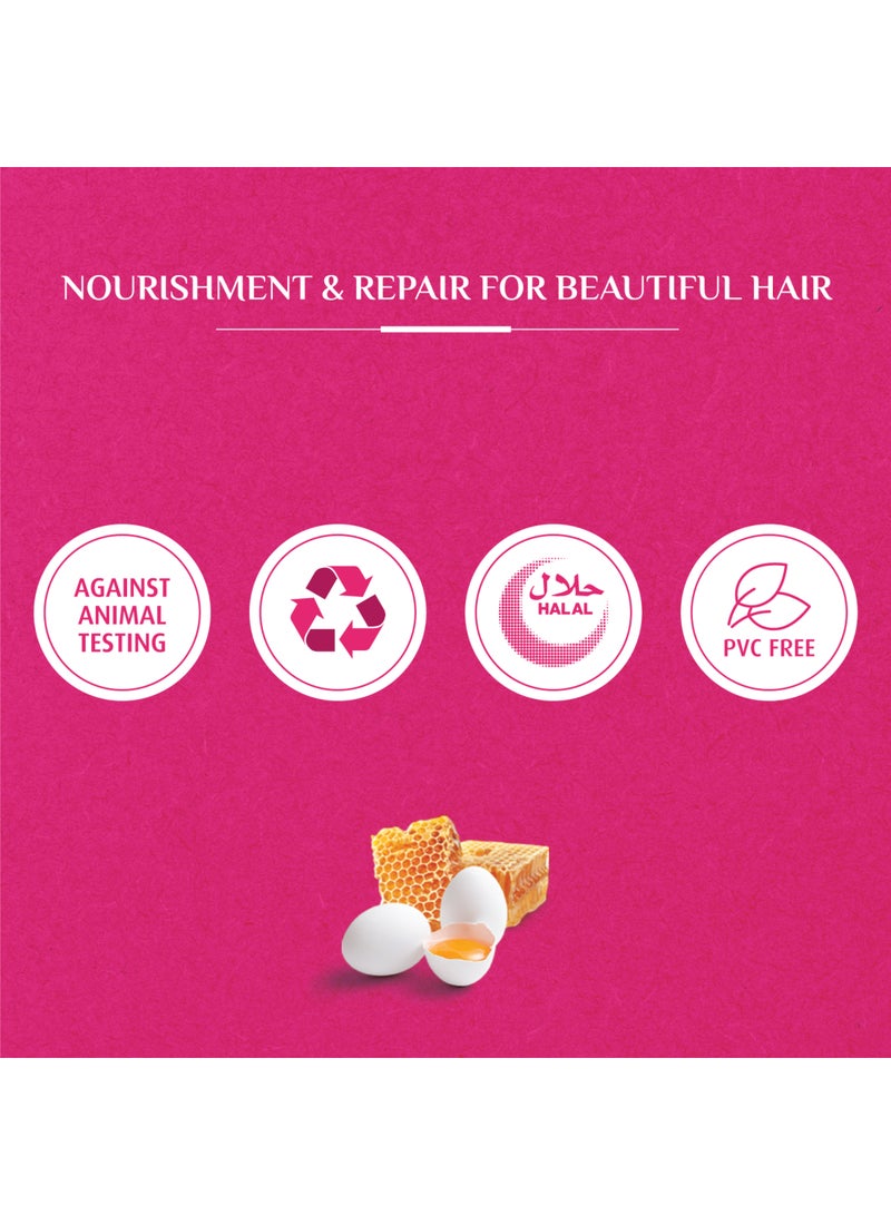 فاتيكا ناتشورالز شامبو التجديد والإصلاح غني بالبيض والعسل للشعر التالف وأطراف الشعر المتقصفة - Image 3