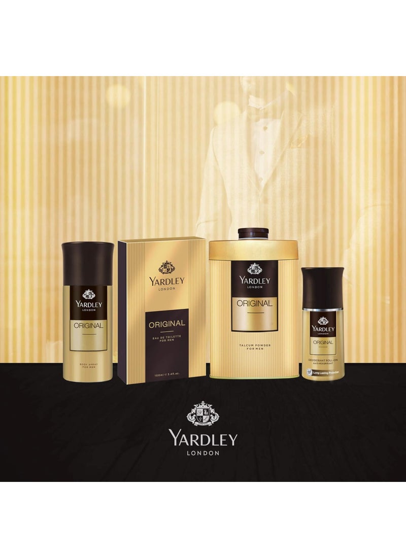 Yardley Original Deodorising Talc For Men 150grams - Image 4