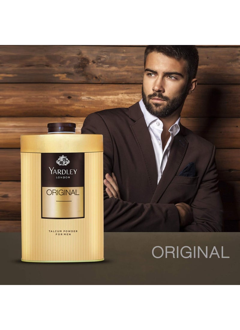 Yardley Original Deodorising Talc For Men 150grams - Image 2