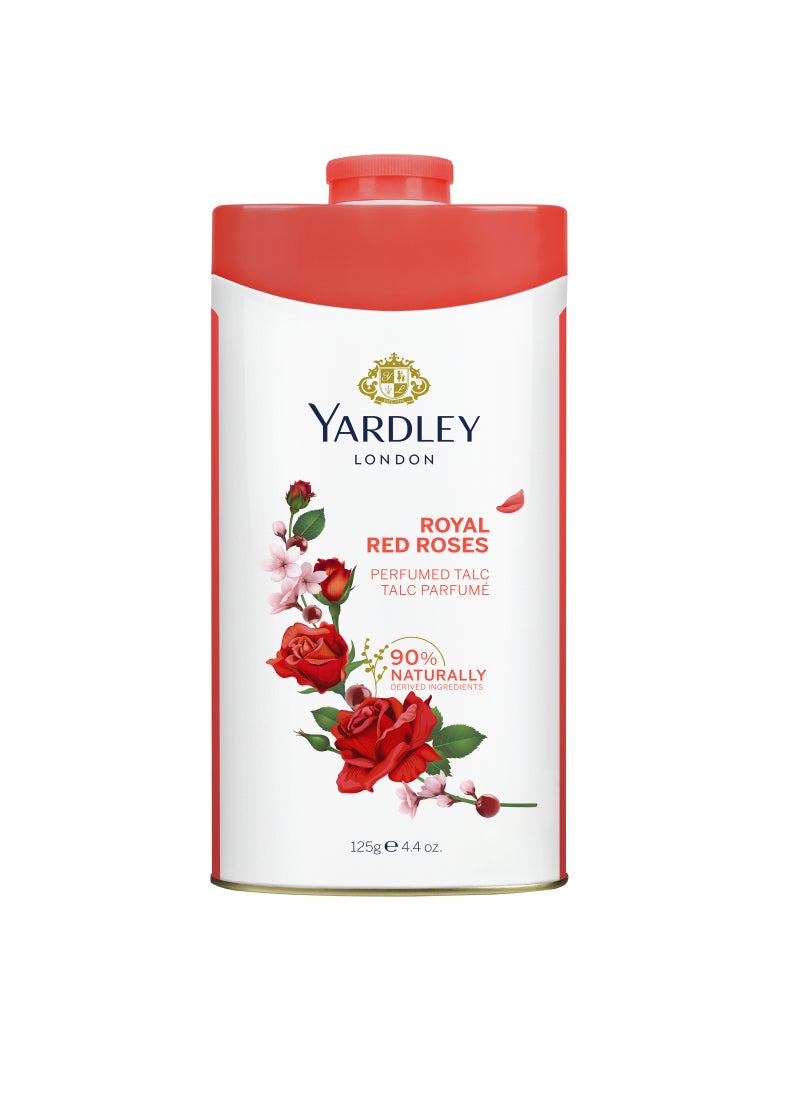 ياردلي بودرة تلك برائحة الورد الأحمر 125جرام - Image 1
