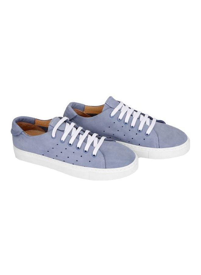 Darkwood Nubuck Lace-up Sneakers Steel Blue - Image 3