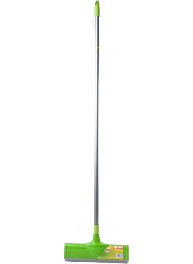 Scotch Brite Floor Squeegee with Stick AS300, 1 set/pack | 30cm squeege + stick | Multipurpose | Rubber | Floor Wiper | Floor Brush | Kitchen | Garden | Wiper Bathroom Floor Wiper | All Floors Green 30cm - Image 4