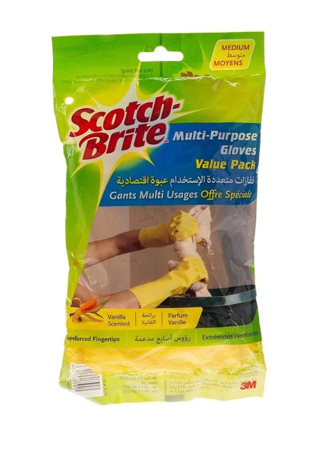 Scotch Brite - All Purpose Latix Gloves 2 Piece Multicolour - Image 1