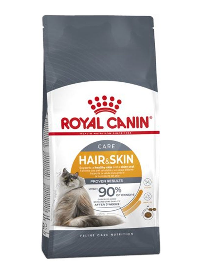 ROYAL CANIN Feline Care Nutrition Hair And Skin Cat Dry Food 4kg  - Image 1