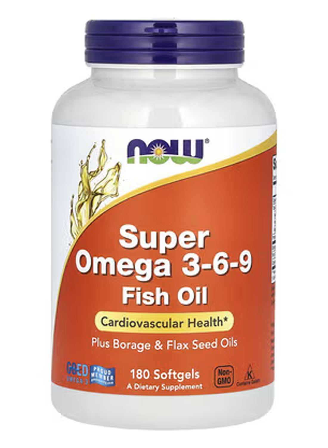 تسوق ناو فودز وكبسولات سوبر أوميجا 3-6-9 1200 ملجم من 180 كبسولة
