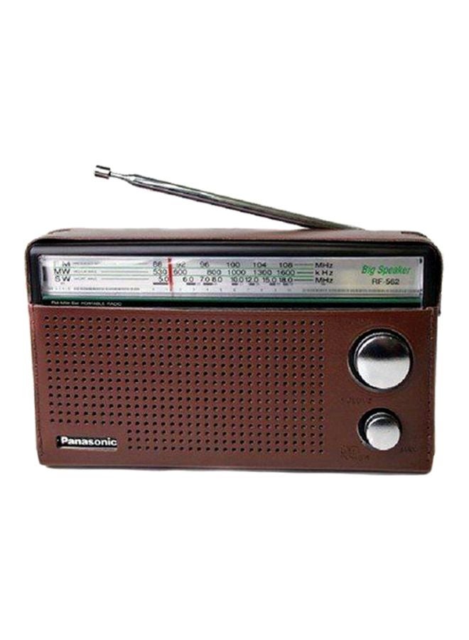 Panasonic 3-Band Battery Operated FM/MW/SW Radio RF-562DD2 Black/Brown - Image 2