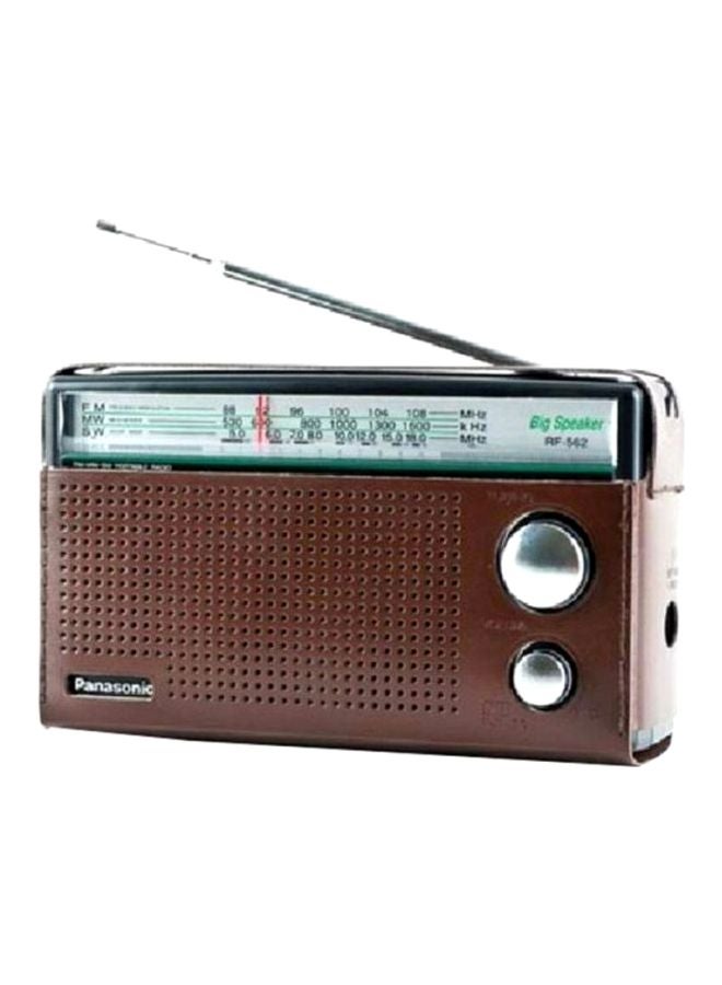 Panasonic 3-Band Battery Operated FM/MW/SW Radio RF-562DD2 Black/Brown - Image 3