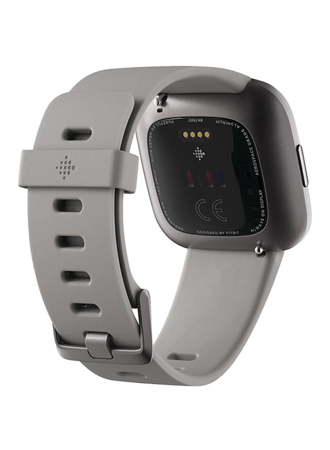 Fitbit Versa 2 (NFC) Smartwatch Stone/Mist Grey Aluminum - Image 2