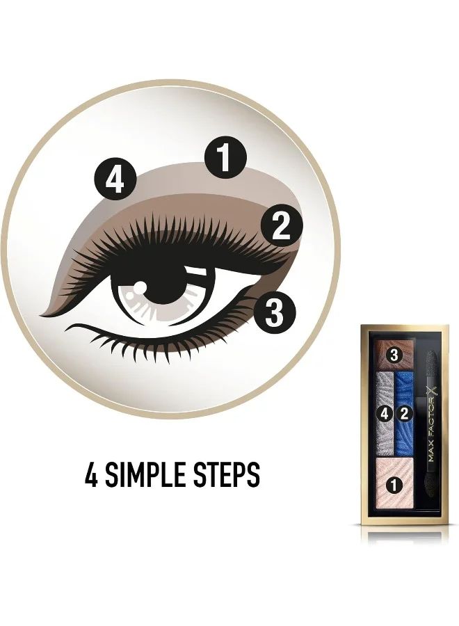 Max Factor Smokey Eye Matte Eyeshadow Palette Azure Allure