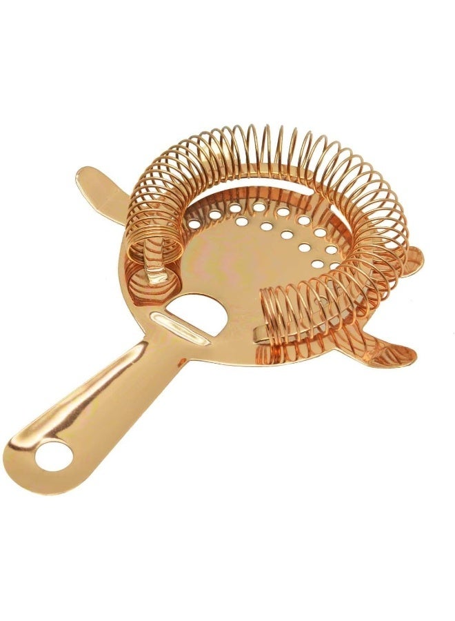 راج مصفاة كوكتيل من النحاس ذهبي وردي 4سم - Image 2