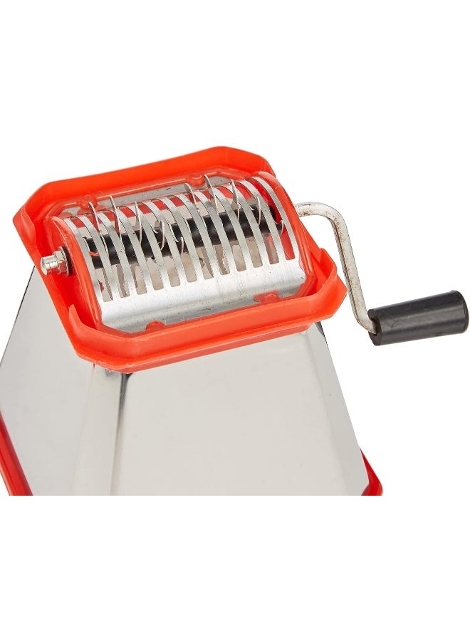 راج قطاعة مصنوعة من الفولاذ للفواكه الجافة والتوابل رمادي 35سم - Image 3