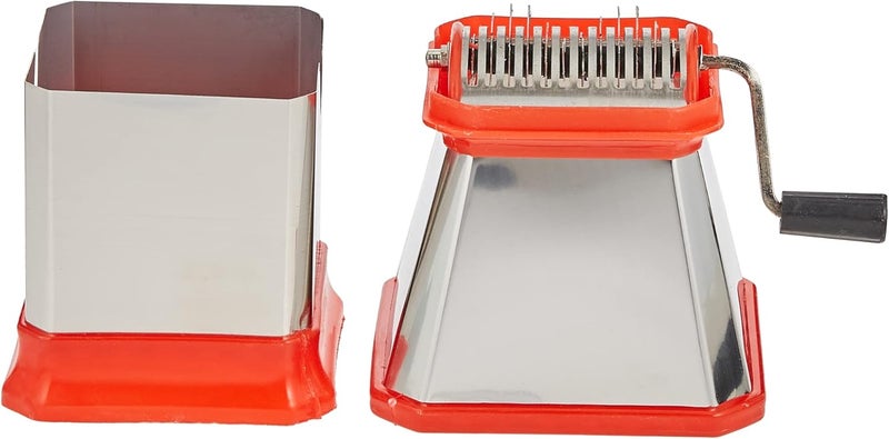 راج قطاعة مصنوعة من الفولاذ للفواكه الجافة والتوابل رمادي 35سم - Image 2