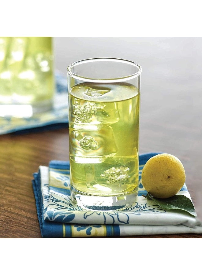 أوشن طقم أكواب طويلة بحافة رفيعة من الزجاج مكون من 6 قطع شفاف - Image 3