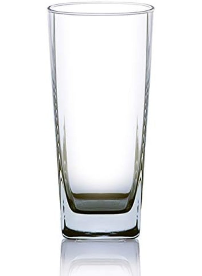 Pack Of 6 Plaza Highball Tumbler Clear 12x10x8cm - pnsku/N29873381A/45/_/1732199196/0a28ed2b-9529-4265-ab7a-7b00a14d656f