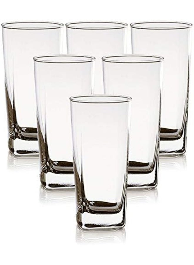 Pack Of 6 Plaza Highball Tumbler Clear 12x10x8cm - pnsku/N29873381A/45/_/1732199198/31d87b7e-e156-4db3-8acd-96797d0e9f2b