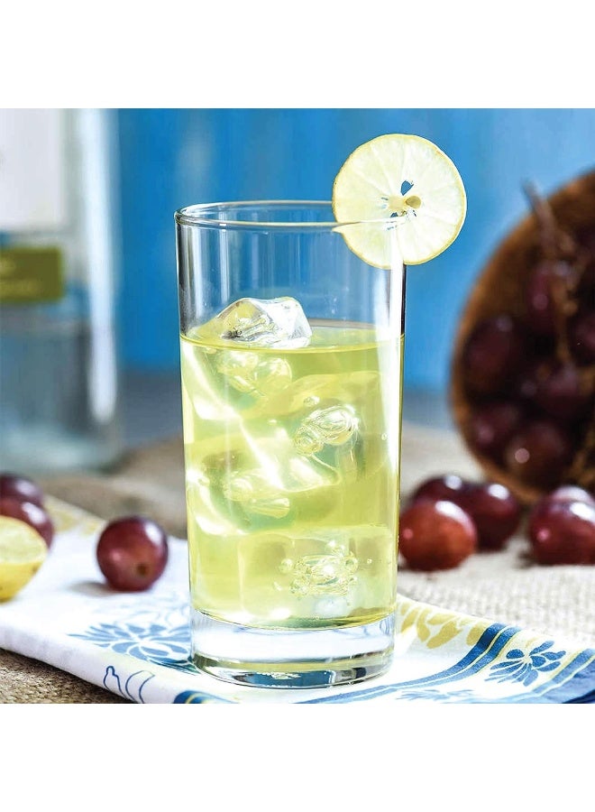 Ocean San Marino Hi Ball Glass, Set Of 6, Clear, 350 Ml, B00412, Mocktail Glass, Highball Glass, Tall Glass, Beverage Glass, Long Drink Glass, Water Glass, Juice Glass Clear 350ml - Image 5