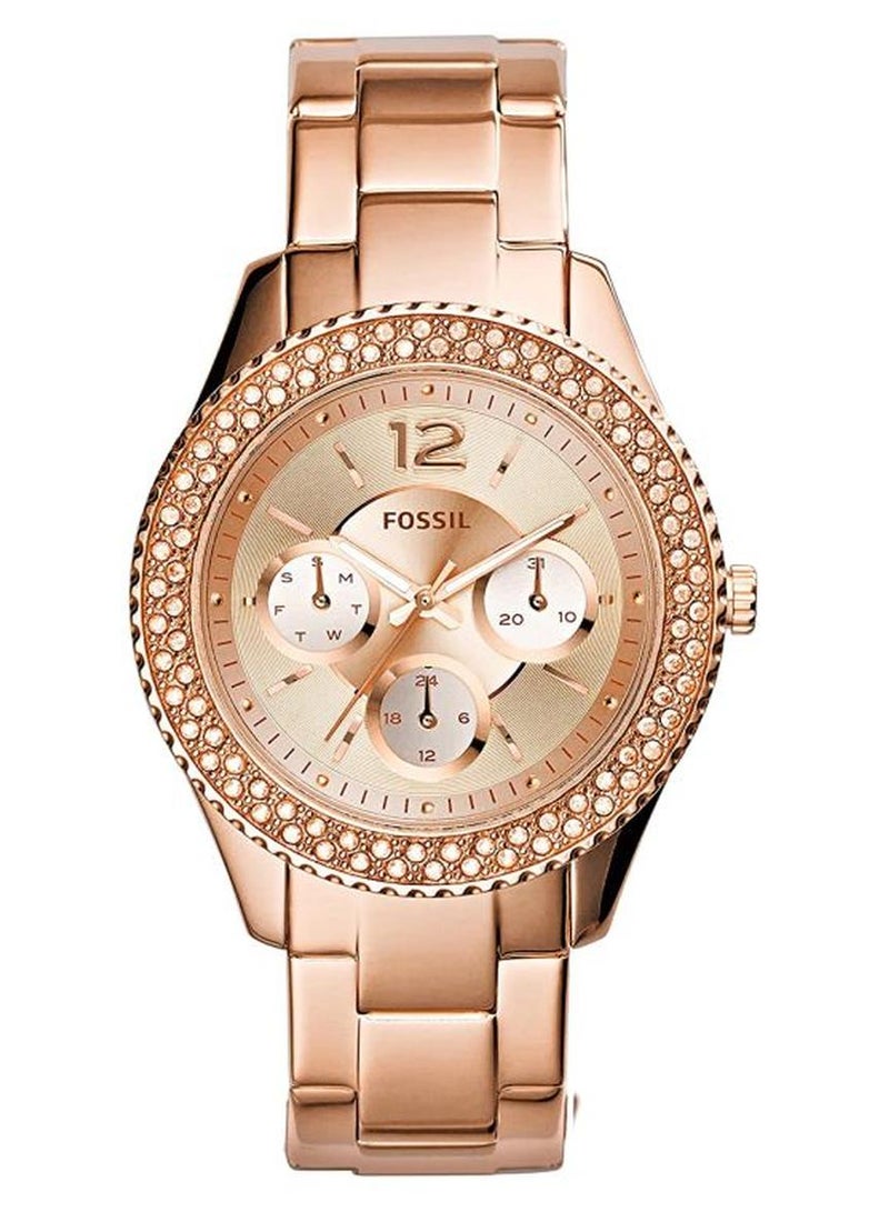 FOSSIL Women's Stella Water Resistant Analog Watch ES3590 - Image 1