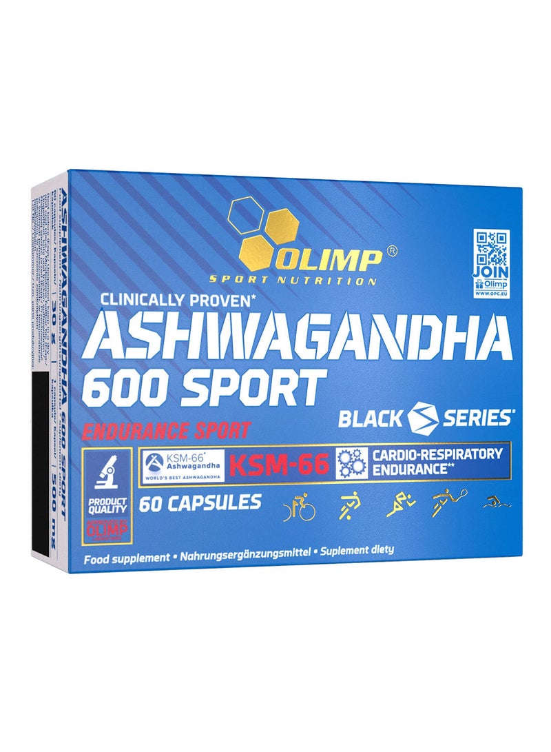 أولمب اشواغاندا 600 سبورت 60 كبسولة  - Image 1