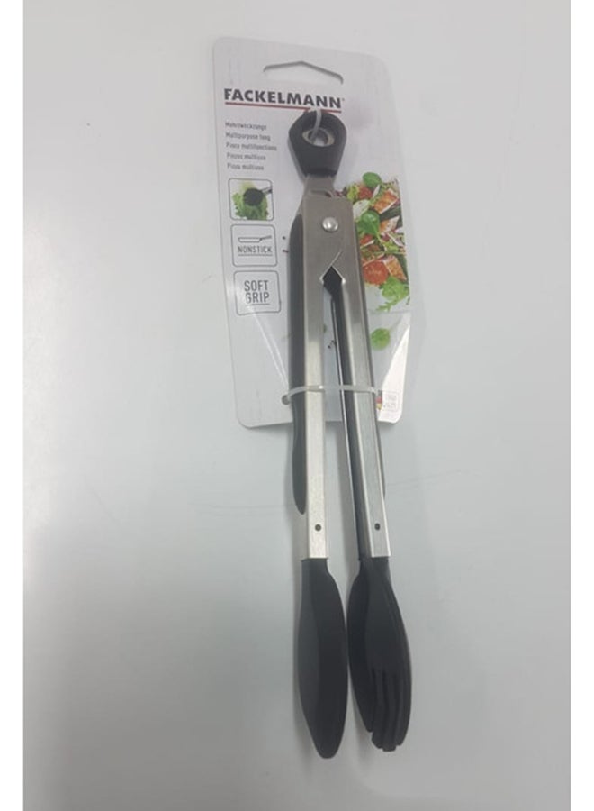 FACKELMANN Multipurpose Tongs Silver 21cm 