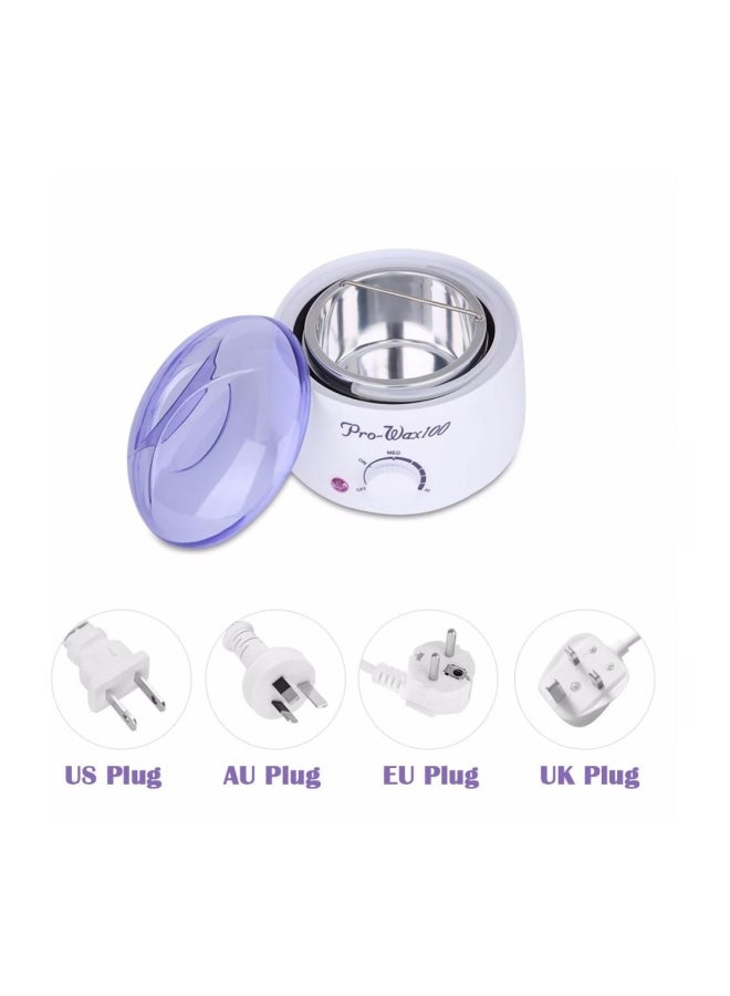 Pro-Wax100 Electric Wax Melting Pot White/Purple - Image 2