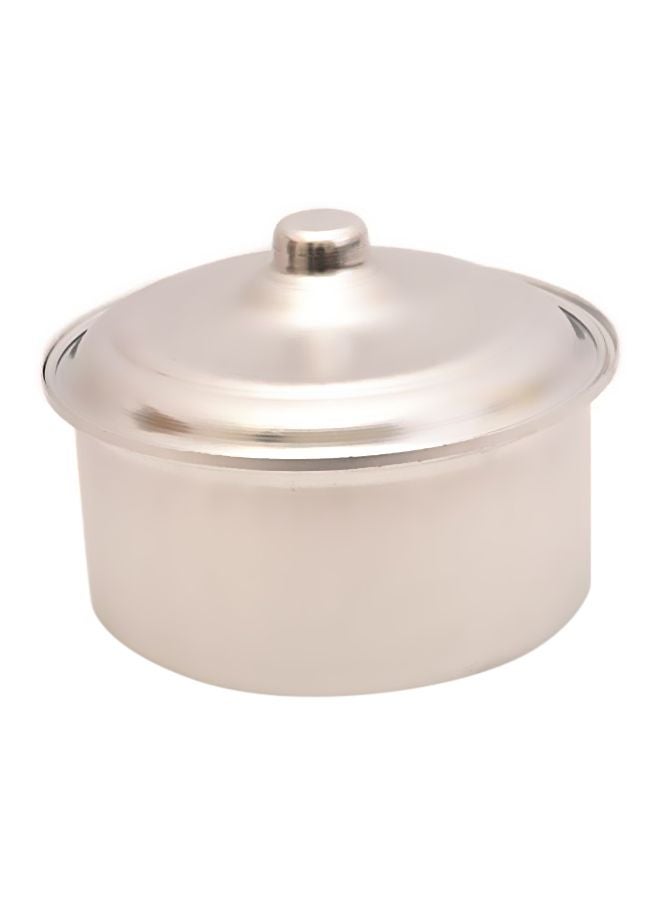 وعاء ألومنيوم بغطاء فضي