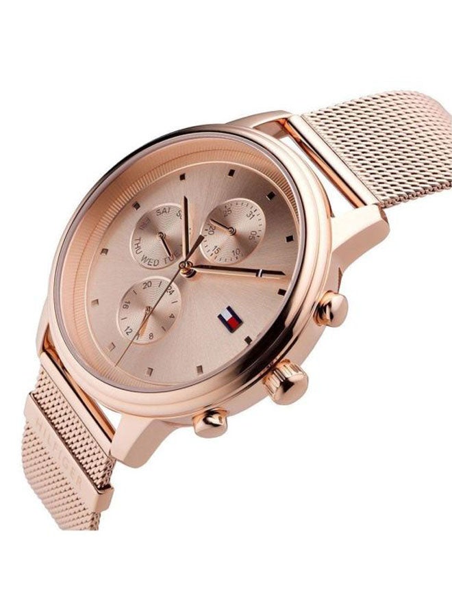 تومي هيلفيغر ساعة يد كرونوغراف إستانلس ستيل 1781907 للنساء - Image 4