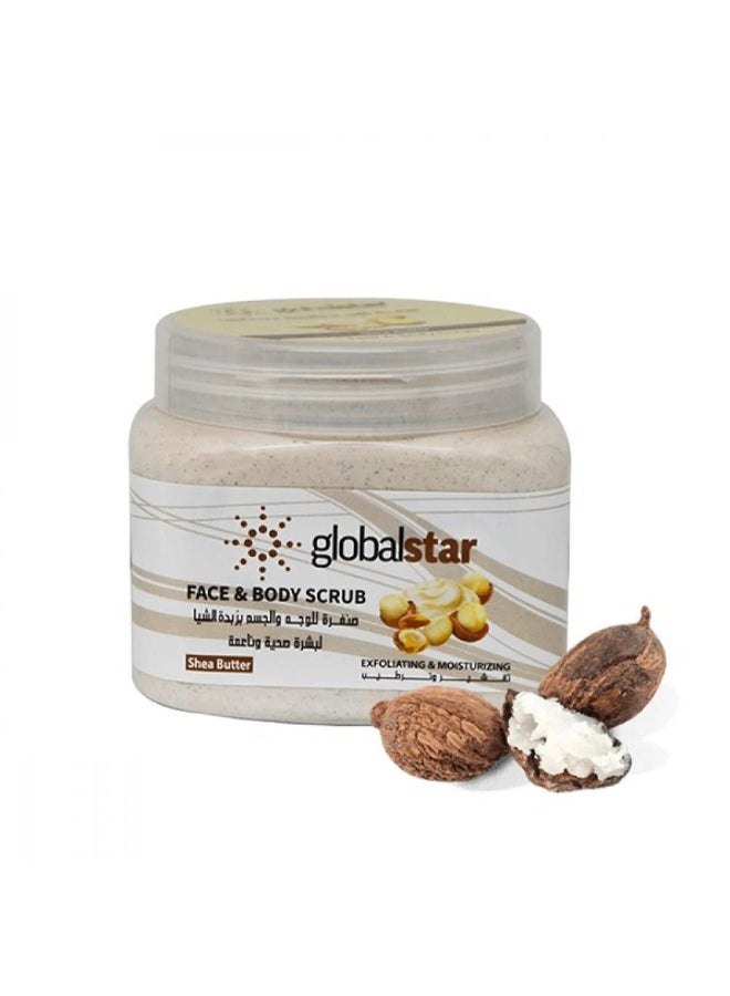 جلوبال ستار مقشر للوجه والجسم بزبدة الشيا - Image 2