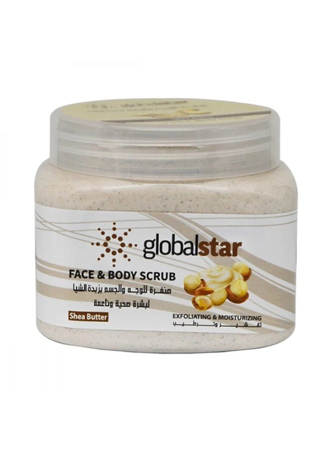 جلوبال ستار مقشر للوجه والجسم بزبدة الشيا - Image 1