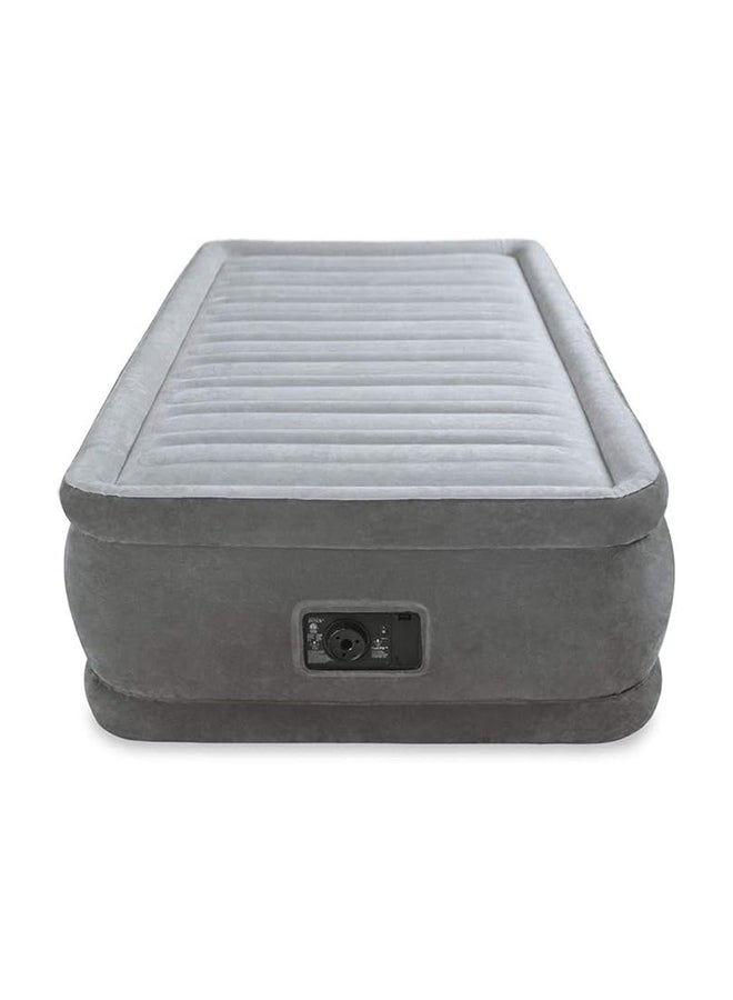 INTEX Durabeam Twin Mid Rise Airbed With Pump Grey 99 x 190.5 x 33cm  - Image 2