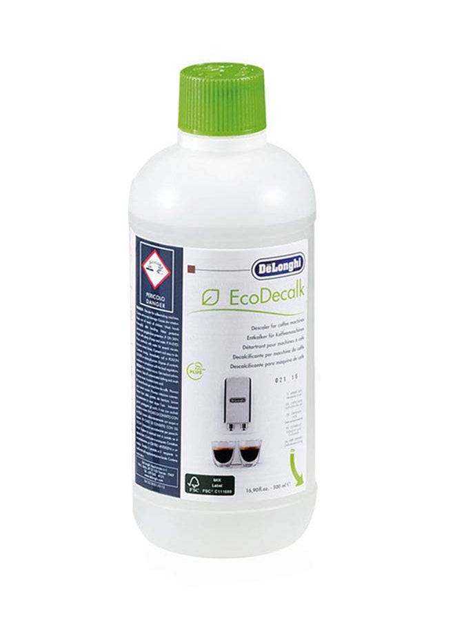 De'Longhi Natural EcoDecalk Descaler For Coffee Machine White 500ml - Image 1