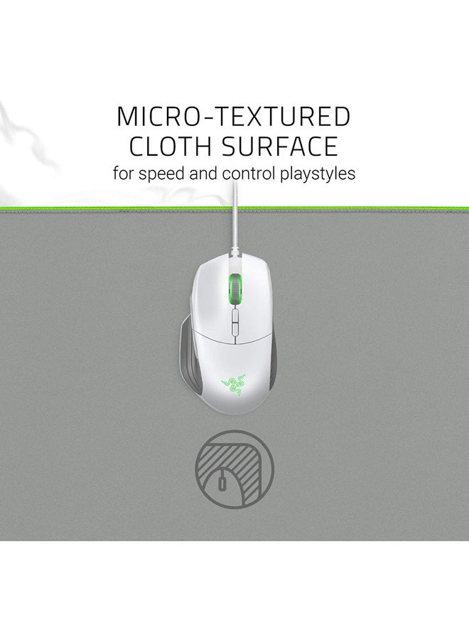 RAZER - Razer Goliathus Extended Chroma Gaming Mouse Pad, Customizable Chroma RGB Lighting, Soft, Cloth Material, Balanced Control & Speed, Non-Slip Rubber Base - Mercury White Mercury - Image 1