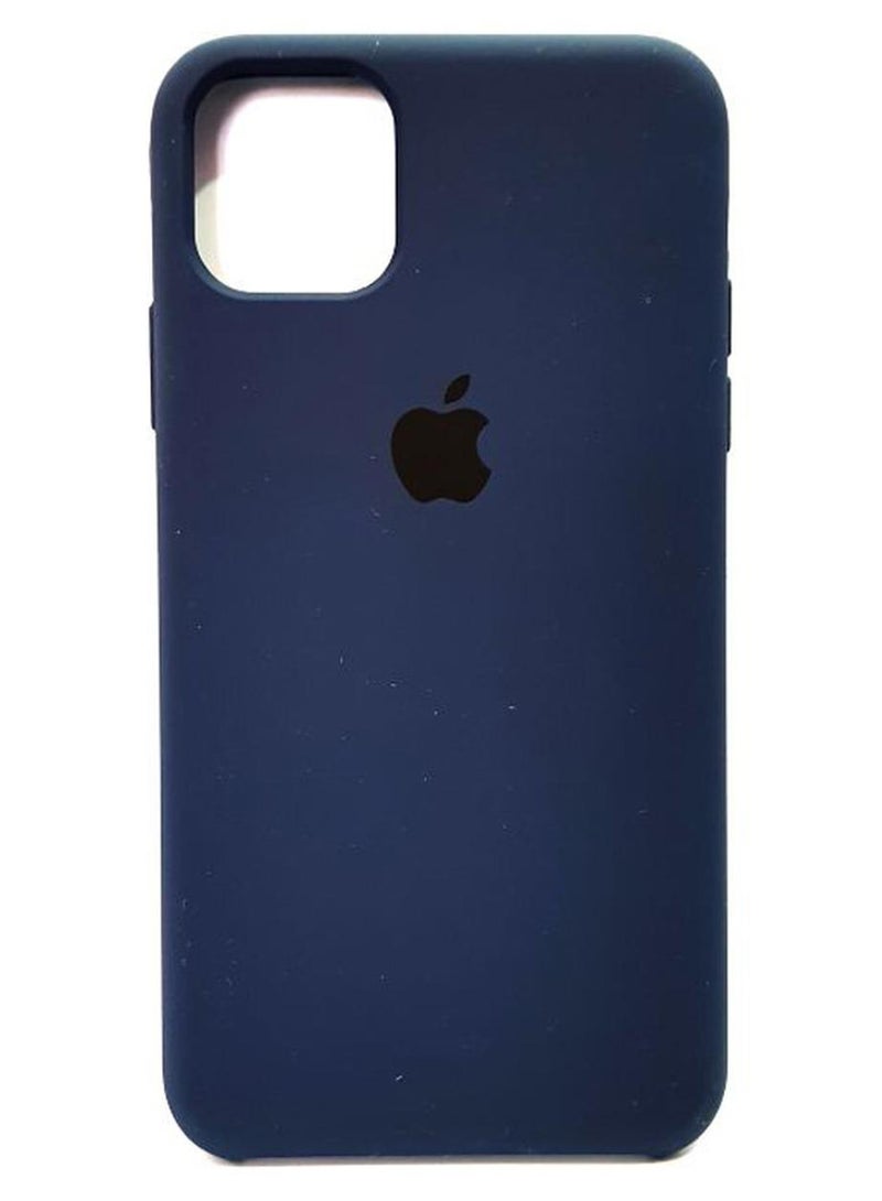 Silicone Case Cover For Apple iPhone 11 Blue Blue - Image 1