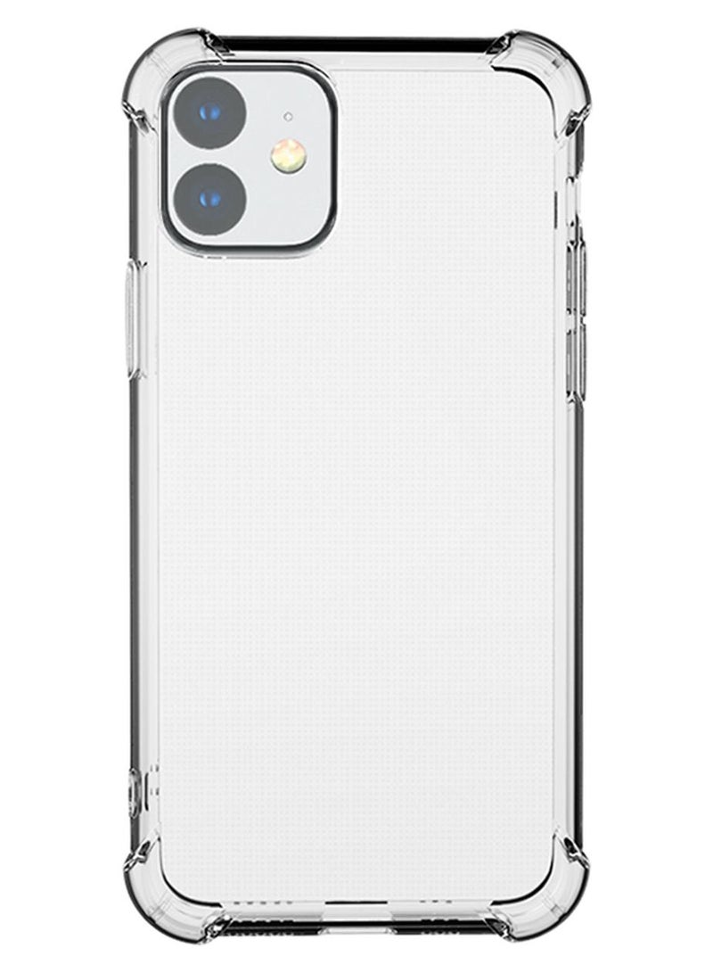 غطاء حماية ممتص للصدمات لهاتف أبل آيفون 11 شفاف - Image 1