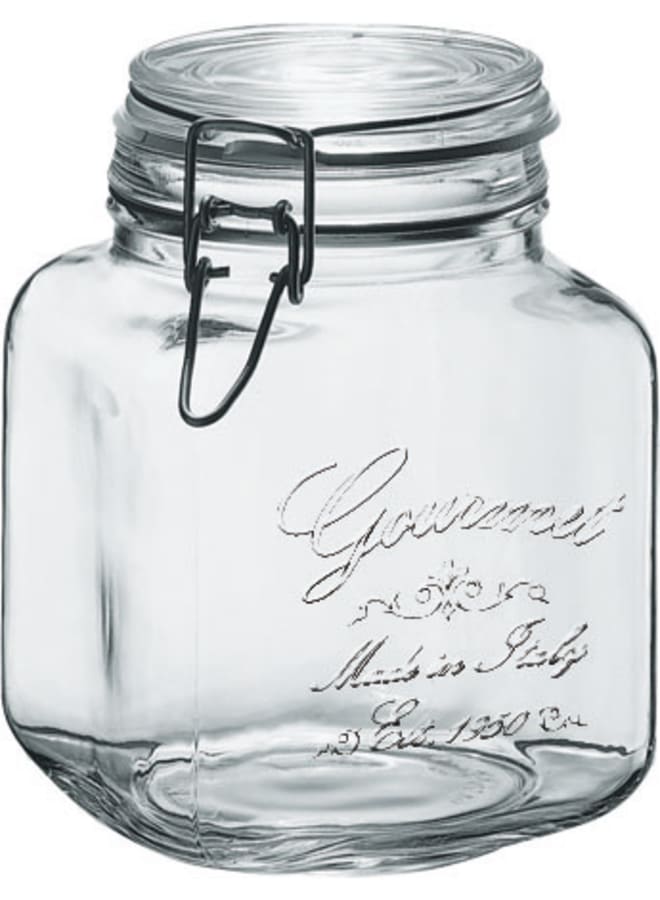 Glass Jar Gourmet Clear 1700ml