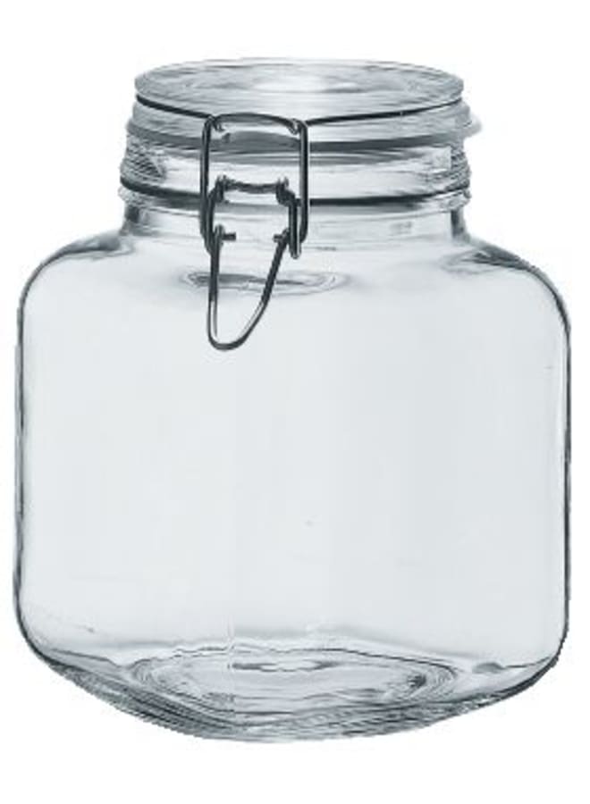 Tight Closure Glass Jar Clear 2000ml